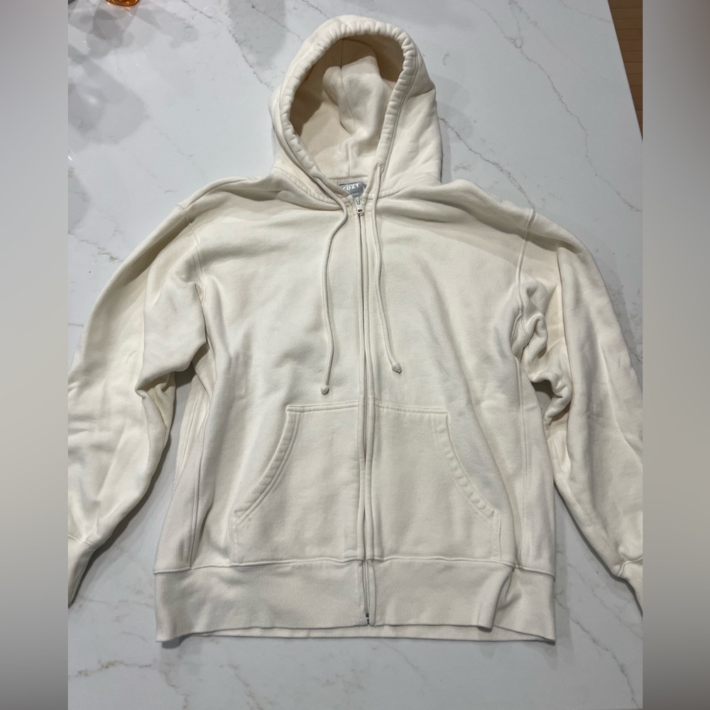 Aritzia TNA Cozy boyfriend full zip size small